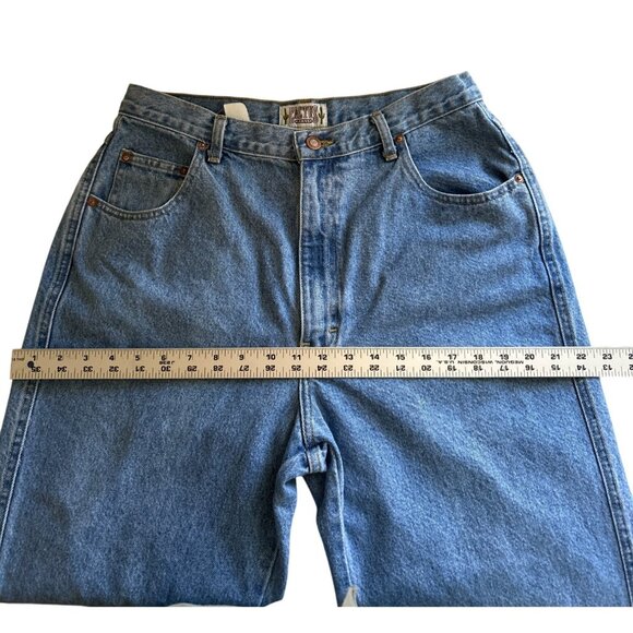 Vintage Cactus Mom Jeans High-Waisted Light Blue Denim Tapered Leg Size 16 - Picture 8 of 9